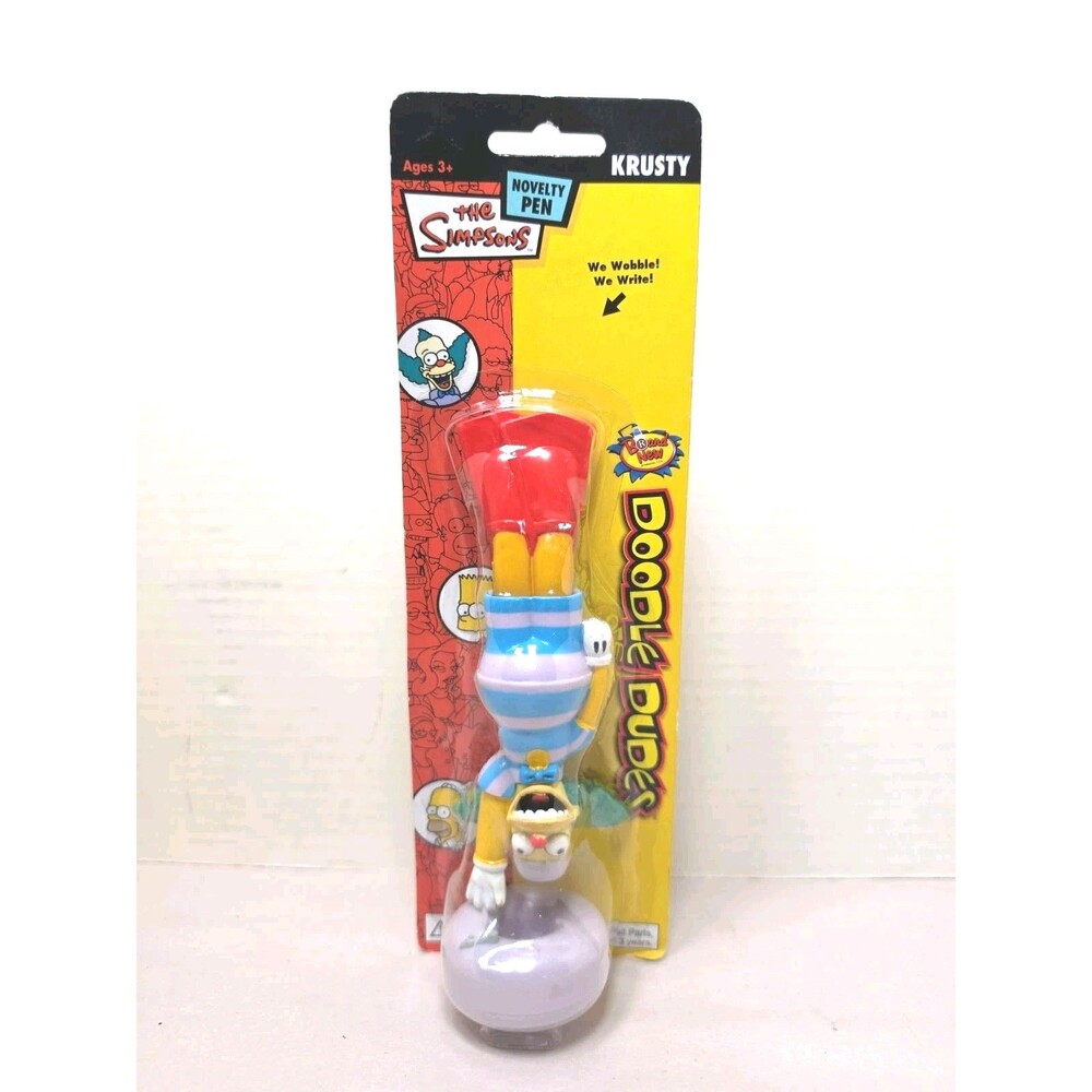The Simpsons Doodle Dudes Novelty Pen Krusty the Clown 2005